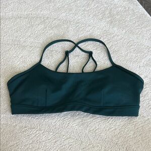 Alo yoga airlift intrigue bra dark green (S)